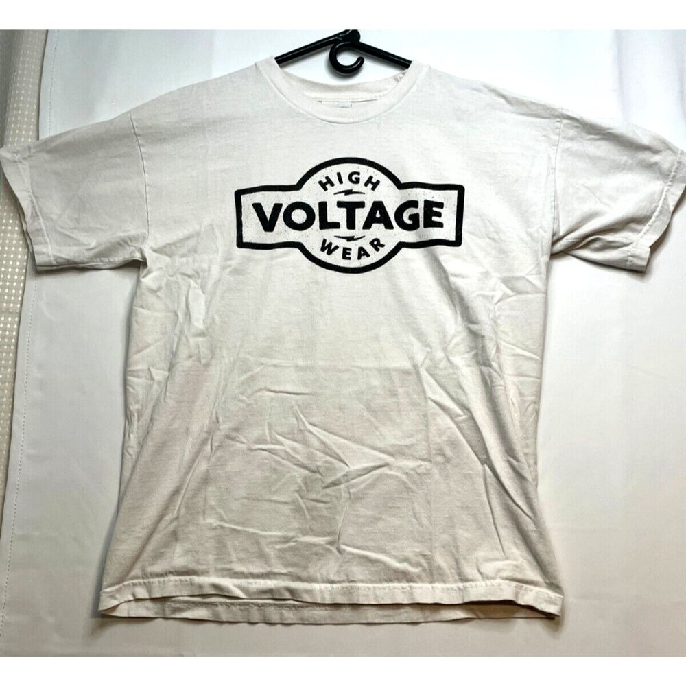 High Voltage Wear shirt mens XL short sleeve Union Made USA set of 2 Bayside - Picture 3 of 16
